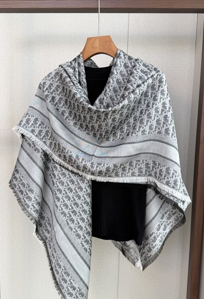 Dior Oblique Shawl Wool and Silk Jacquard I1058-7