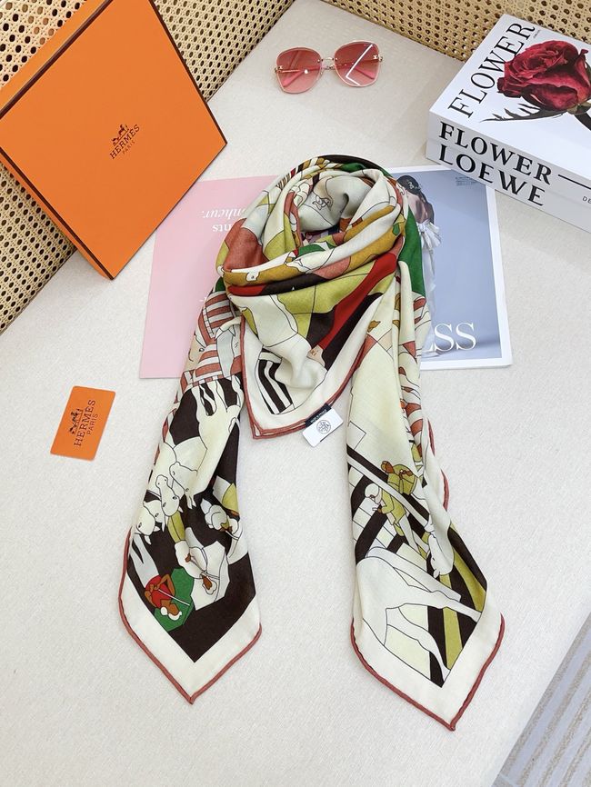Hermes cashmere Shawl H36119-2