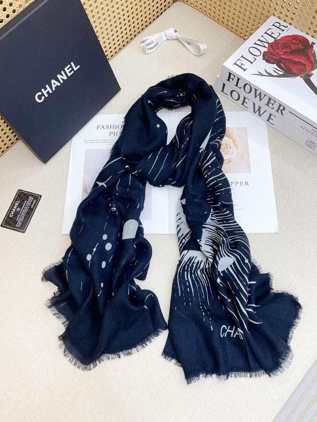 Chanel cashmere scarf AAC489-1
