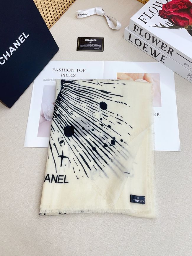 Chanel cashmere scarf AAC489-2
