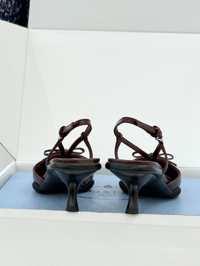 Prada Brushed leather slingback pumps 1I701O-6