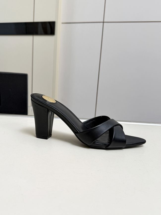 Saint Laurent mule sandals leather 7.5CM F6630-2