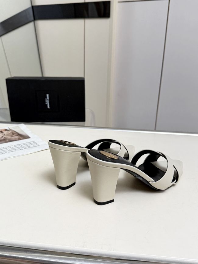 Saint Laurent mule sandals leather 7.5CM F6630-3