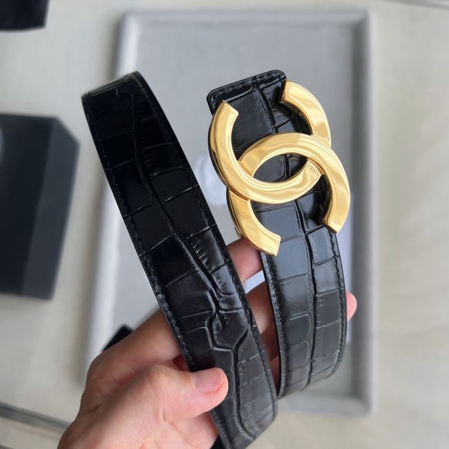 Chanel Leather belt 30MM ABH250-7 Chanel Leather belt 30MM ABH250-7