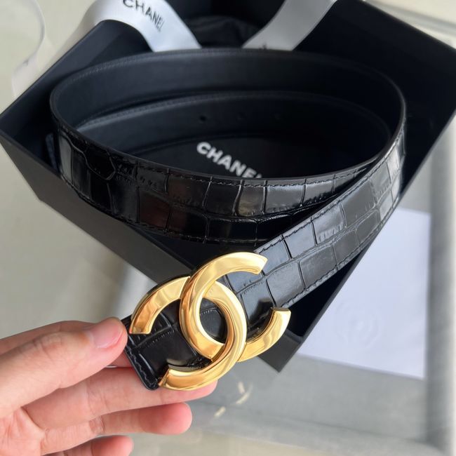 Chanel Leather belt 30MM ABH250-7 Chanel Leather belt 30MM ABH250-7