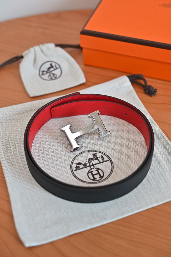 Hermes Constance buckle & double-sided leather belt 24mm H07457-1 Hermes Constance buckle & double-sided leather belt 24mm H07457-1
