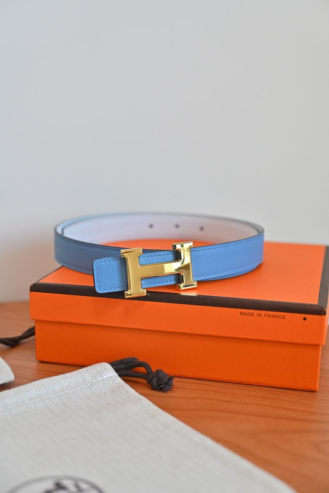 Hermes Constance buckle & double-sided leather belt 24mm H07457-10 Hermes Constance buckle & double-sided leather belt 24mm H07457-10