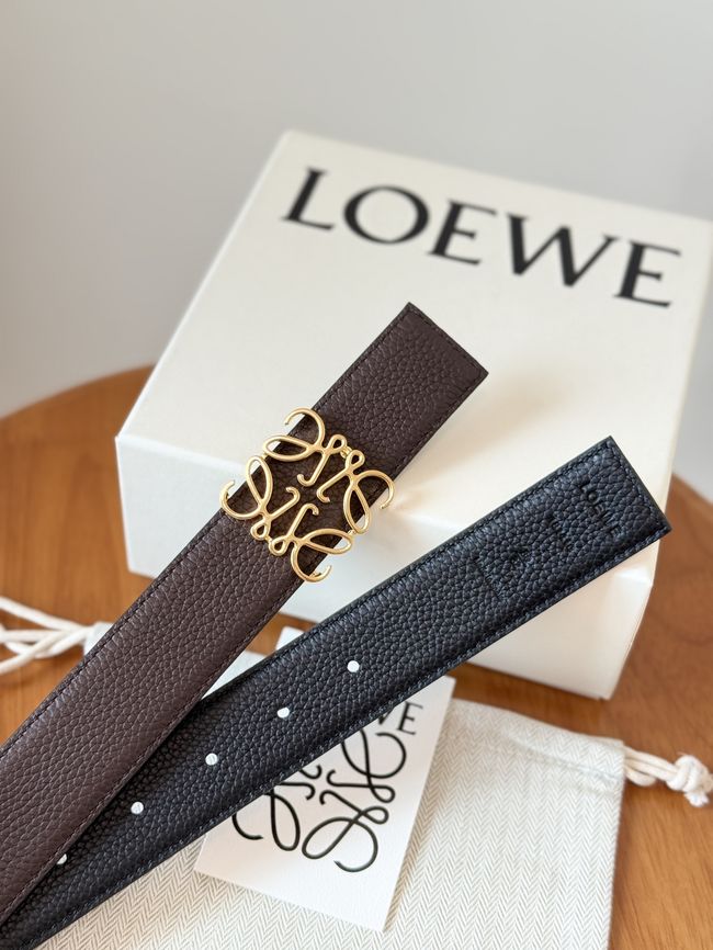 Loewe Cowhide Double-Sided Anagram Belt 35MM 26X03-1 Loewe Cowhide Double-Sided Anagram Belt 35MM 26X03-1