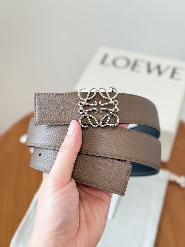 Loewe Cowhide Double-Sided Anagram Belt 35MM 26X03-10 Loewe Cowhide Double-Sided Anagram Belt 35MM 26X03-10