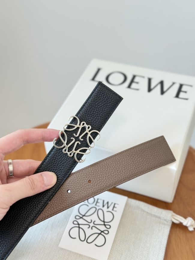 Loewe Cowhide Double-Sided Anagram Belt 35MM 26X03-10 Loewe Cowhide Double-Sided Anagram Belt 35MM 26X03-10