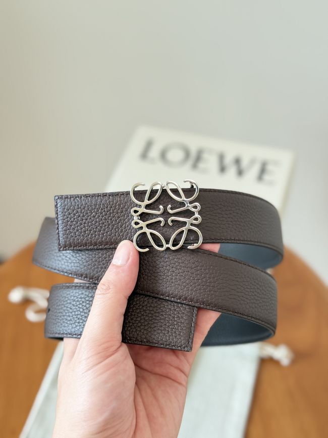 Loewe Cowhide Double-Sided Anagram Belt 35MM 26X03-2 Loewe Cowhide Double-Sided Anagram Belt 35MM 26X03-2