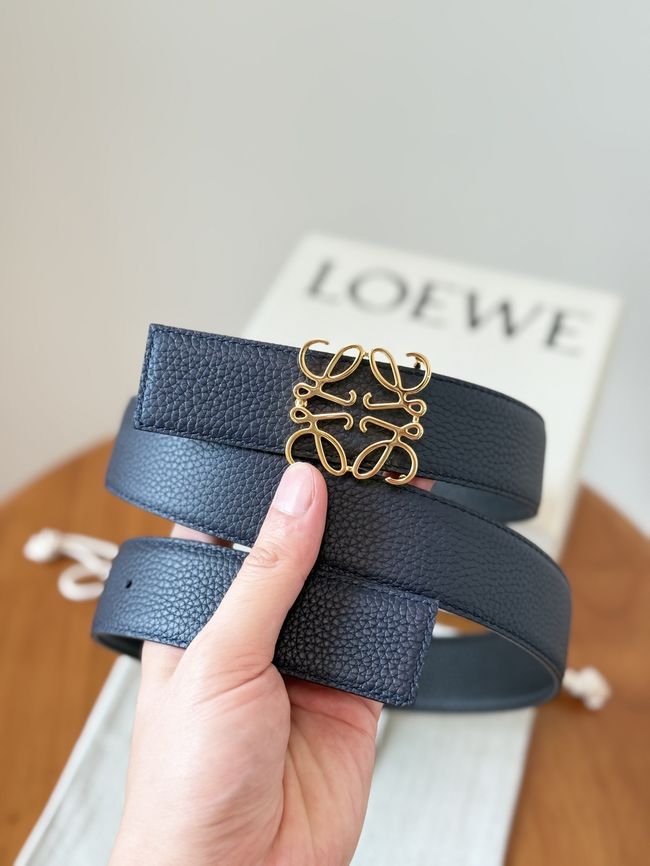 Loewe Cowhide Double-Sided Anagram Belt 35MM 26X03-7 Loewe Cowhide Double-Sided Anagram Belt 35MM 26X03-7