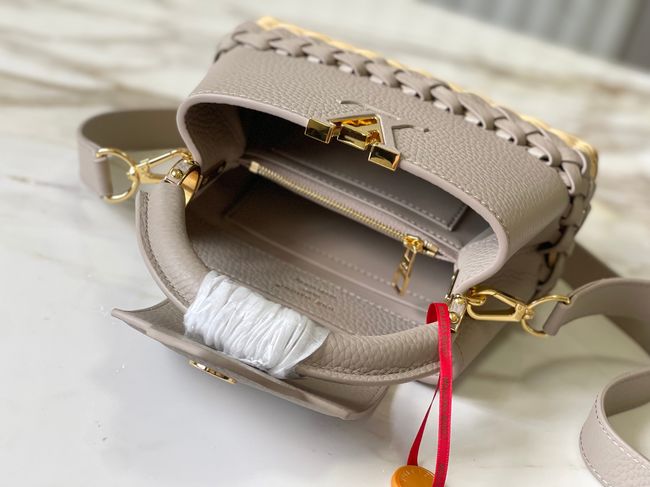 Louis Vuitton Capucines Mini M24977 gray