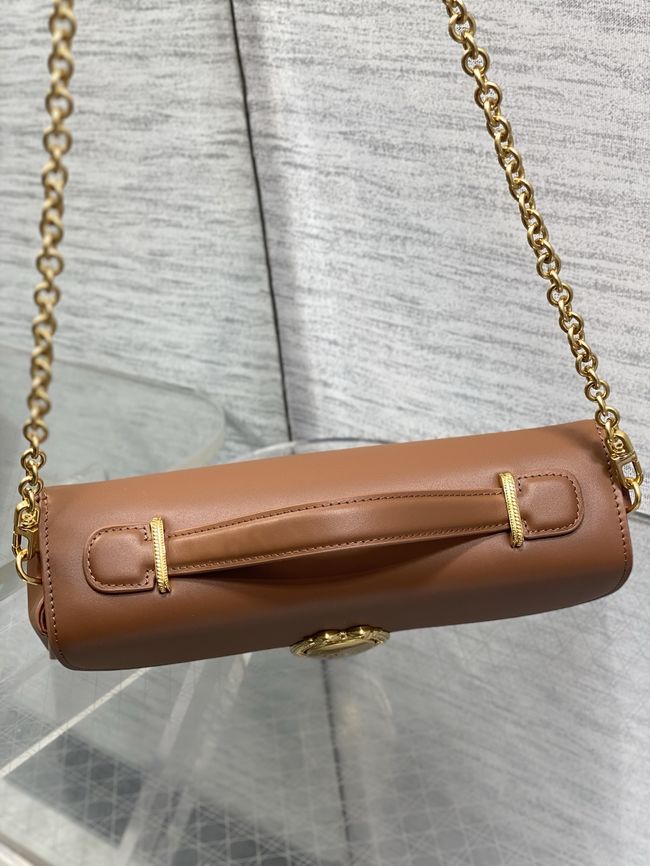 Dior Medaillon Pouch Smooth Calfskin M3671 tan Dior Medaillon Pouch Smooth Calfskin M3671 tan