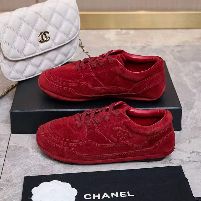 Chanel Trainers Suede Calfskin G47655-3