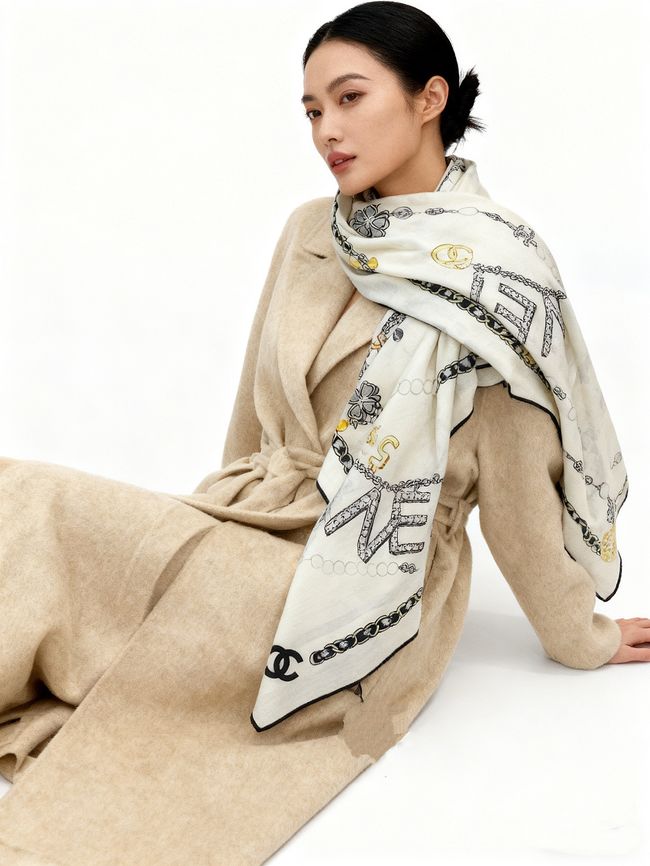 Chanel Cashmere Scarf AAC074-2