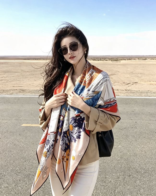 Hermes cashmere Shawl H36123-2
