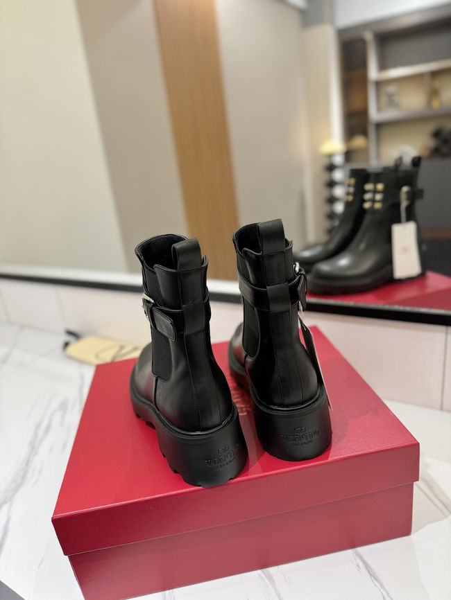 Valentino LOGO cowhide ankle boots S0MT5-1