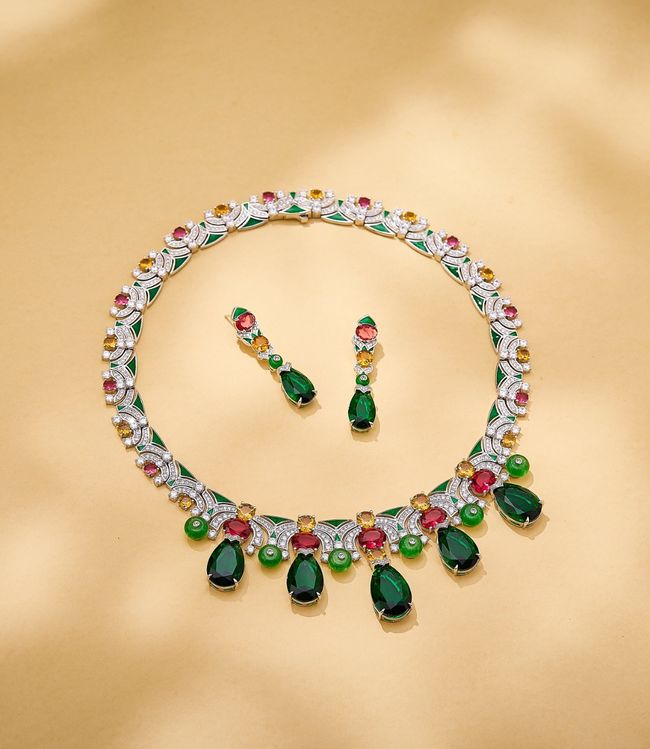 BVLGARI necklace&Earring EE10039