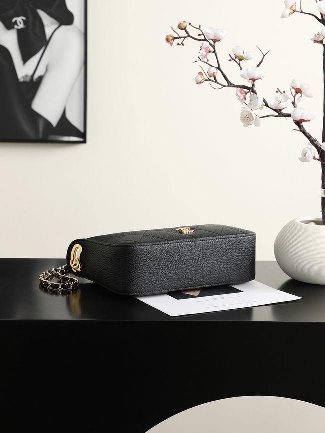 CHANEL Hobo Bag AS6640 black