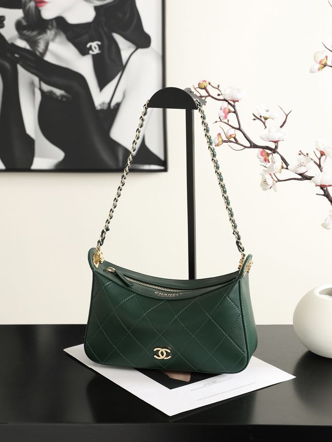 CHANEL Hobo Bag AS6640 green CHANEL Hobo Bag AS6640 green