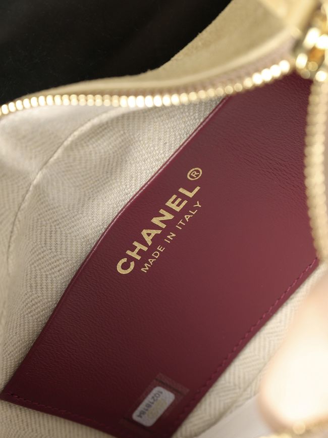 CHANEL Hobo Bag Suede AS6640 apricot CHANEL Hobo Bag Suede AS6640 apricot