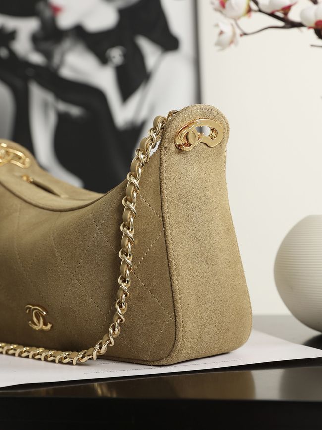 CHANEL Hobo Bag Suede AS6640 apricot CHANEL Hobo Bag Suede AS6640 apricot