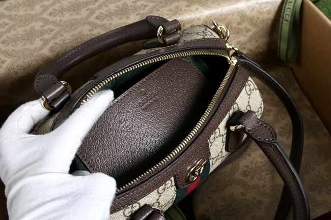 Gucci Ophidia small boston bag 841294 brown