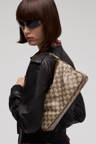 Gucci Starlet medium shoulder bag A00CI1 brown