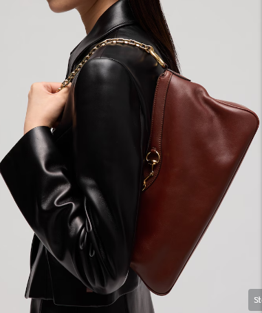 Gucci Starlet medium shoulder bag soft leather A00CI1 Dark brown Gucci Starlet medium shoulder bag soft leather A00CI1 Dark brown