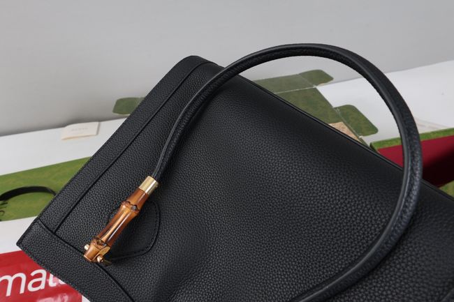 Gucci Bamboo Tote medium bag A005YB black