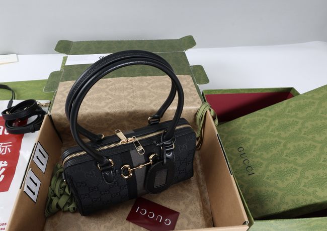 Gucci Borsetto medium boston bag 866732 black