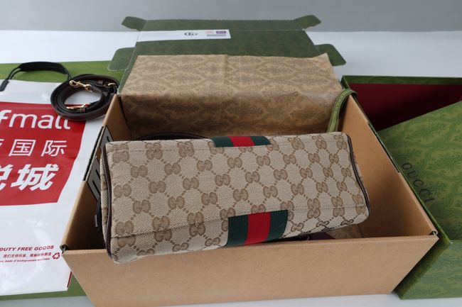 Gucci Borsetto medium boston bag canvas 866732 brown Gucci Borsetto medium boston bag canvas 866732 brown