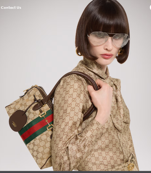 Gucci Borsetto medium boston bag canvas 866732 brown Gucci Borsetto medium boston bag canvas 866732 brown