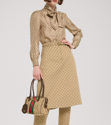 Gucci Borsetto medium boston bag canvas 866732 brown Gucci Borsetto medium boston bag canvas 866732 brown