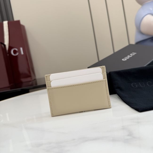 Gucci Card case with Horsebit A006YR Apricot